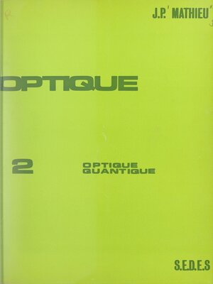 cover image of Optique (2)